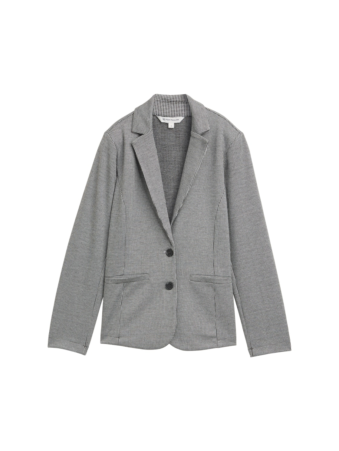 TOM TAILOR Damen Jacquard Blazer, schwarz, Gemustert, Gr. M TOM TAILOR Damen Jacquard Blazer, schwarz, Gemustert, Gr. M von Tom Tailor