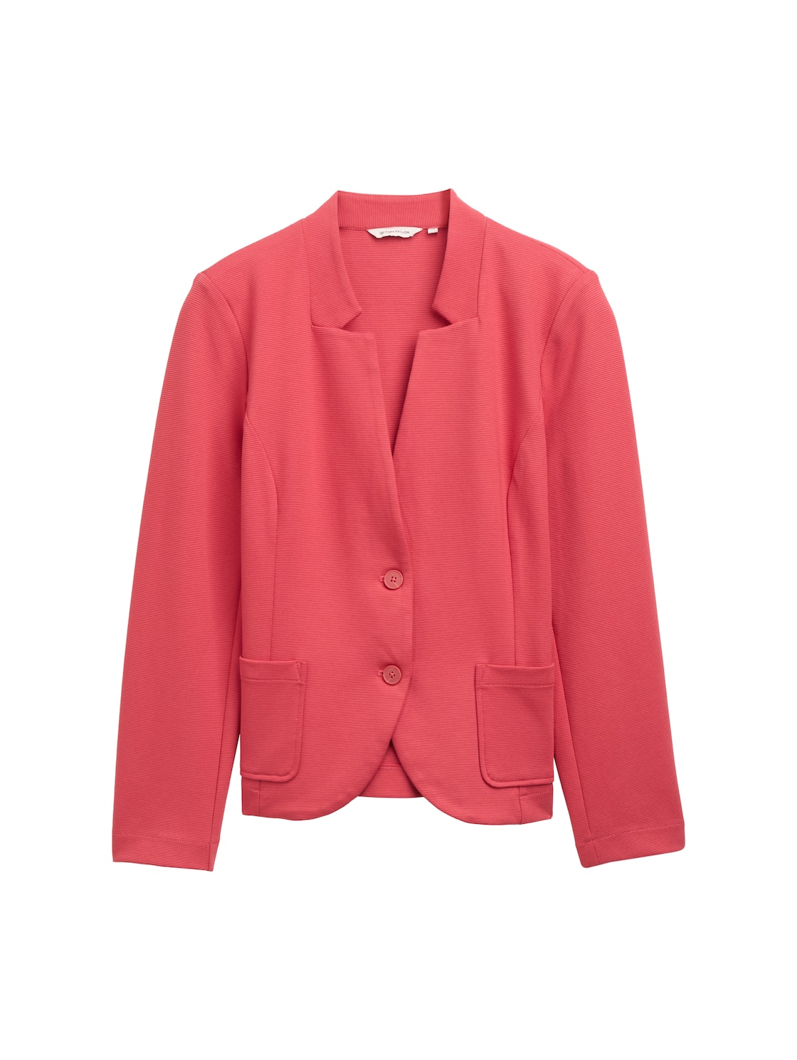TOM TAILOR Damen Plus Size - Fitted Blazer, rot, Uni, Gr. 44 TOM TAILOR Damen Plus Size - Fitted Blazer, rot, Uni, Gr. 44 von Tom Tailor