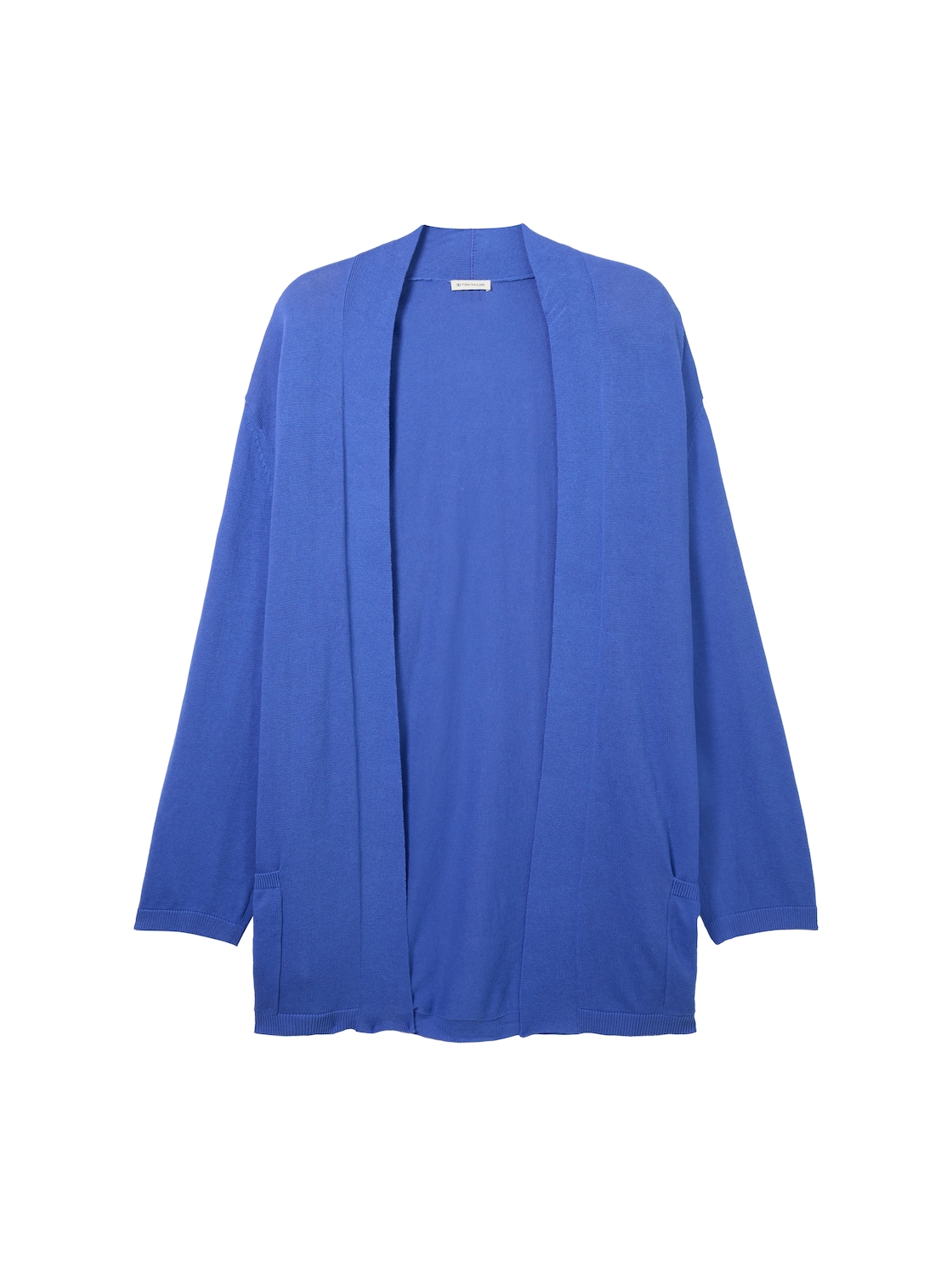 TOM TAILOR Damen Plus Size - Strickjacke mit Taschen, blau, Uni, Gr. 54 TOM TAILOR Damen Plus Size - Strickjacke mit Taschen, blau, Uni, Gr. 54 von Tom Tailor