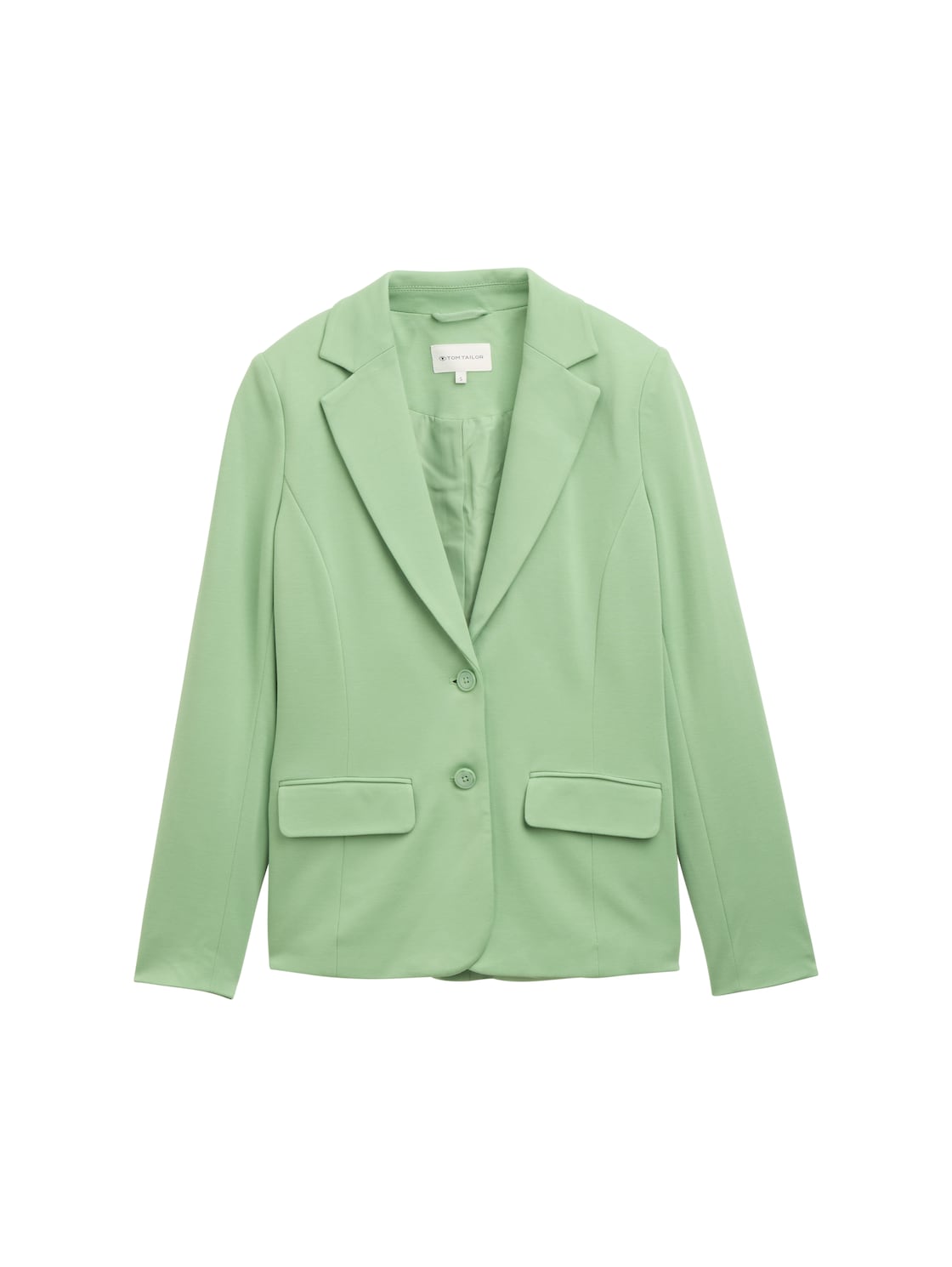 TOM TAILOR Damen Slim Fit Jersey Blazer, grün, Uni, Gr. XXL TOM TAILOR Damen Slim Fit Jersey Blazer, grün, Uni, Gr. XXL von Tom Tailor