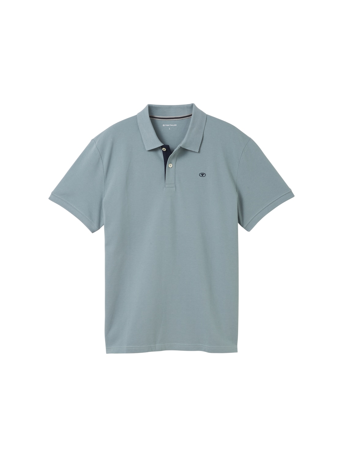 TOM TAILOR Herren Basic Poloshirt, grün, Uni, Gr. S von Tom Tailor