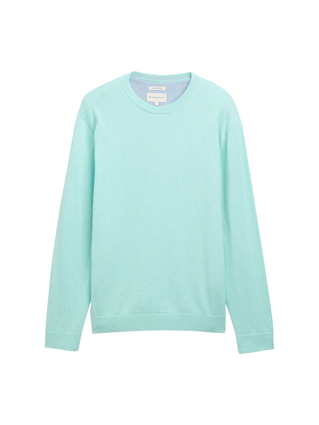 TOM TAILOR Herren Basic Strickpullover aus Baumwolle, grün, Meliert, Gr. S TOM TAILOR Herren Basic Strickpullover aus Baumwolle, grün, Meliert, Gr. S von Tom Tailor
