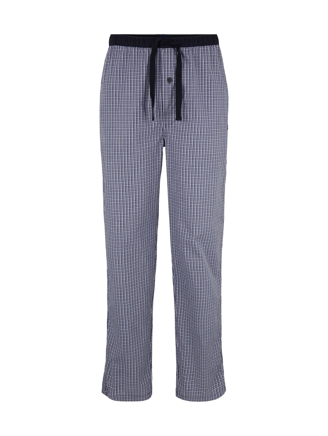 TOM TAILOR Herren Karierte Pyjama Hose, blau, Karomuster, Gr. 48/S von Tom Tailor