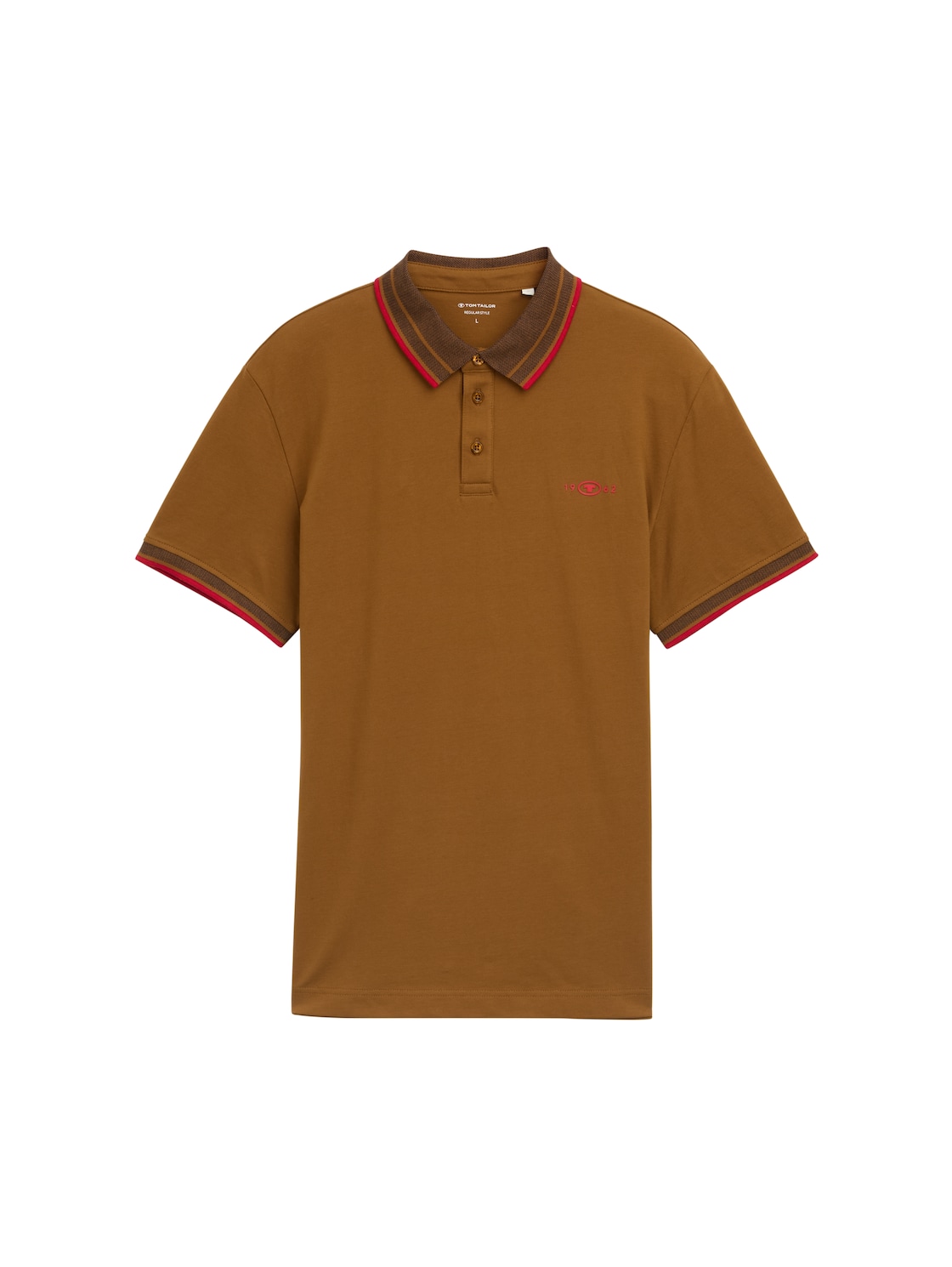 TOM TAILOR Herren Piqué Poloshirt mit Stretch, braun, Uni, Gr. S TOM TAILOR Herren Piqué Poloshirt mit Stretch, braun, Uni, Gr. S von Tom Tailor