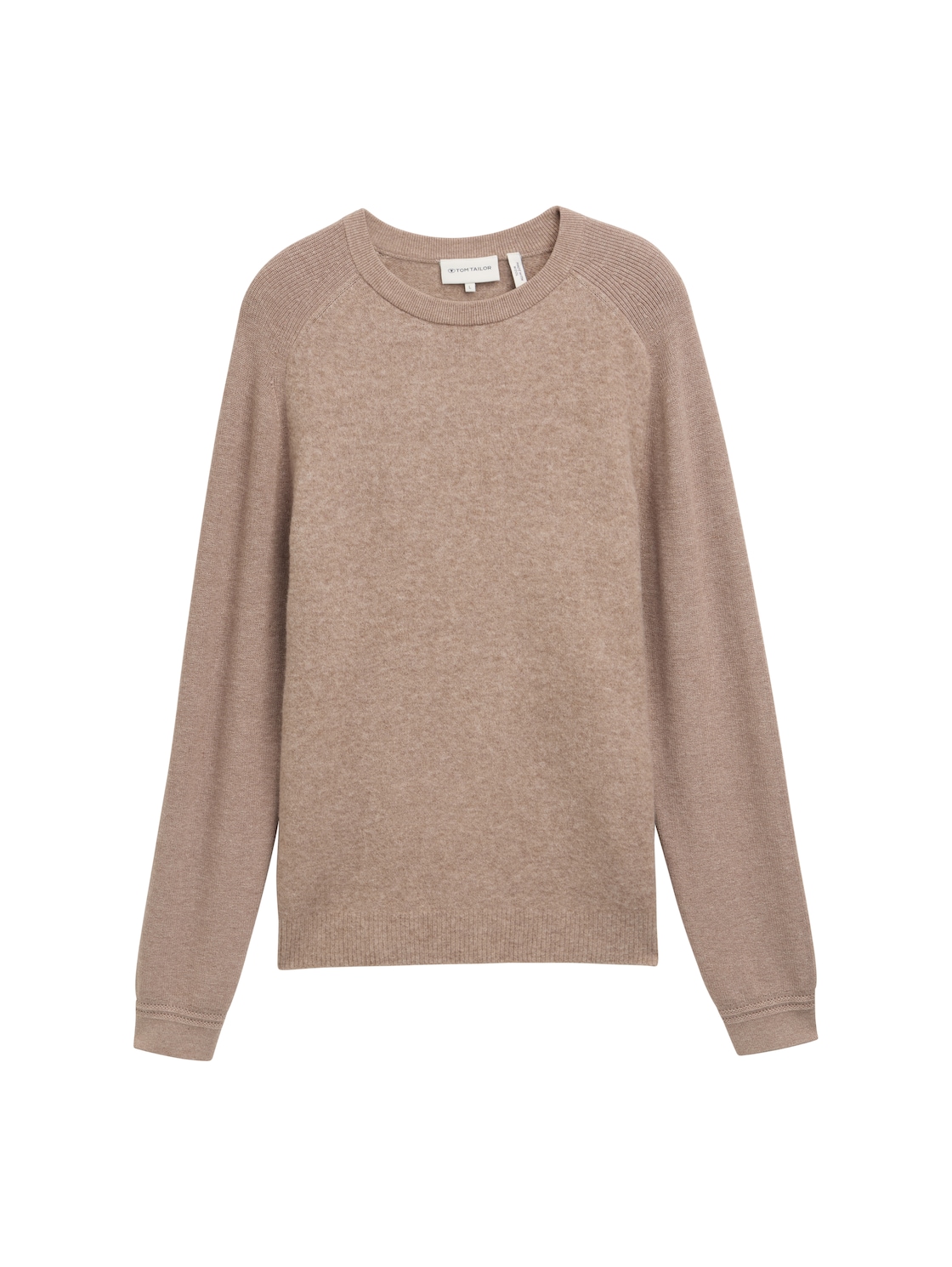TOM TAILOR Herren Strickpullover im Material-Mix, braun, Meliert, Gr. M TOM TAILOR Herren Strickpullover im Material-Mix, braun, Meliert, Gr. M von Tom Tailor