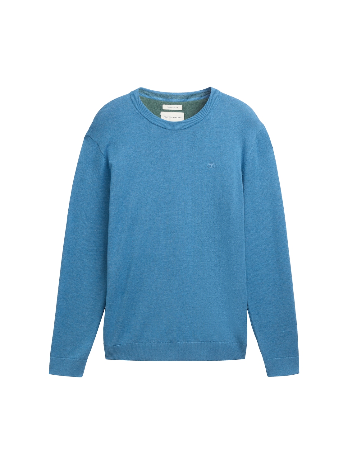 TOM TAILOR Herren Basic Strickpullover aus Baumwolle, blau, Uni, Gr. M TOM TAILOR Herren Basic Strickpullover aus Baumwolle, blau, Uni, Gr. M von Tom Tailor