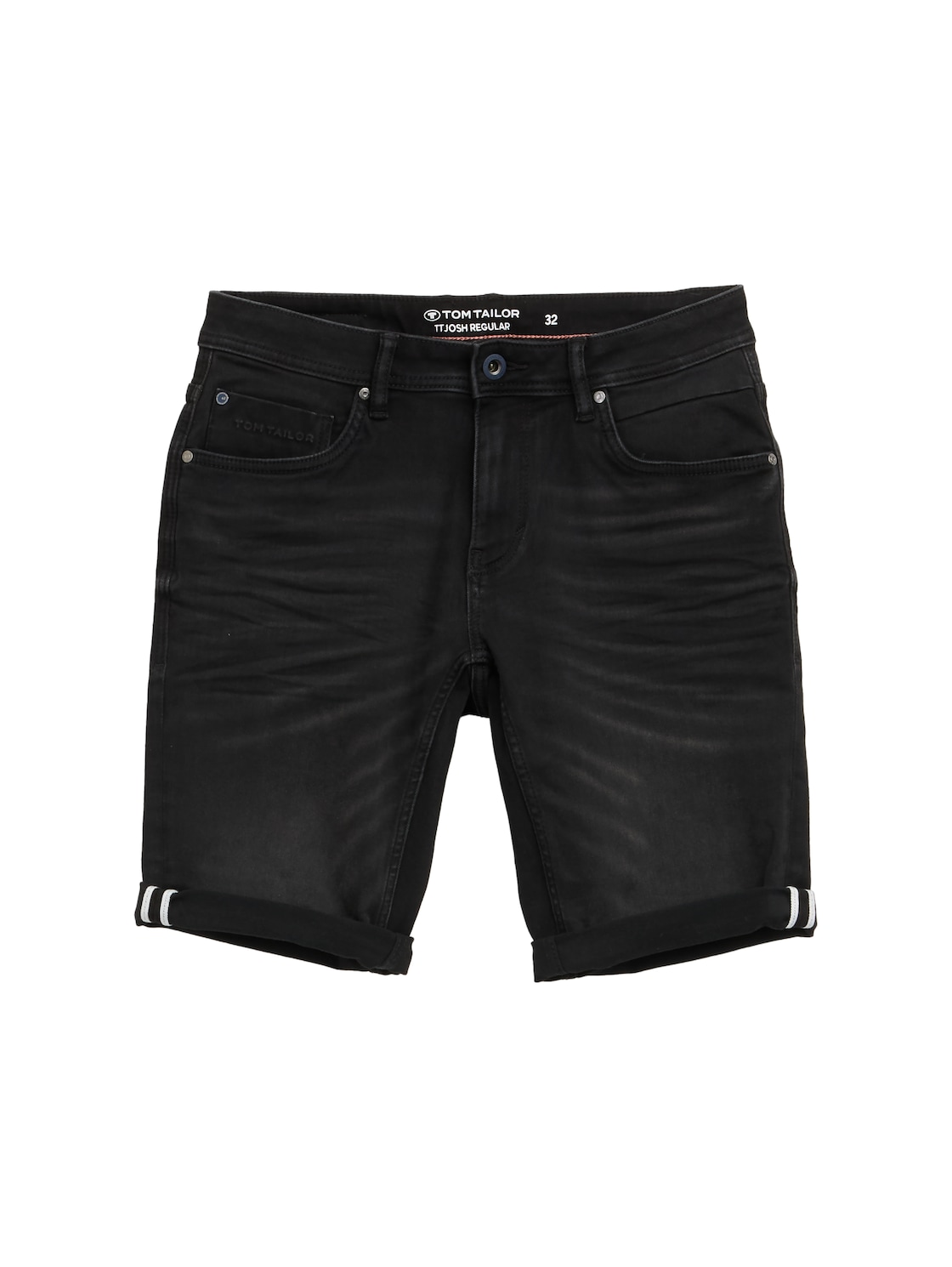 TOM TAILOR Herren TTJOSH Regular Slim Jeans Shorts mit Superstretch, schwarz, Uni, Gr. 30 TOM TAILOR Herren TTJOSH Regular Slim Jeans Shorts mit Superstretch, schwarz, Uni, Gr. 30 von Tom Tailor