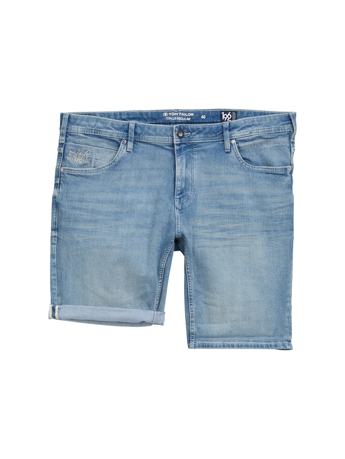 TOM TAILOR Herren TTPLUS Regular Fit Shorts, blau, Uni, Gr. 48 TOM TAILOR Herren TTPLUS Regular Fit Shorts, blau, Uni, Gr. 48 von Tom Tailor