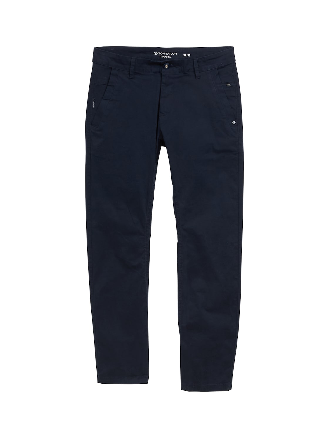 TOM TAILOR Herren Tapered Chino Hose, blau, Uni, Gr. 38/34 TOM TAILOR Herren Tapered Chino Hose, blau, Uni, Gr. 38/34 von Tom Tailor