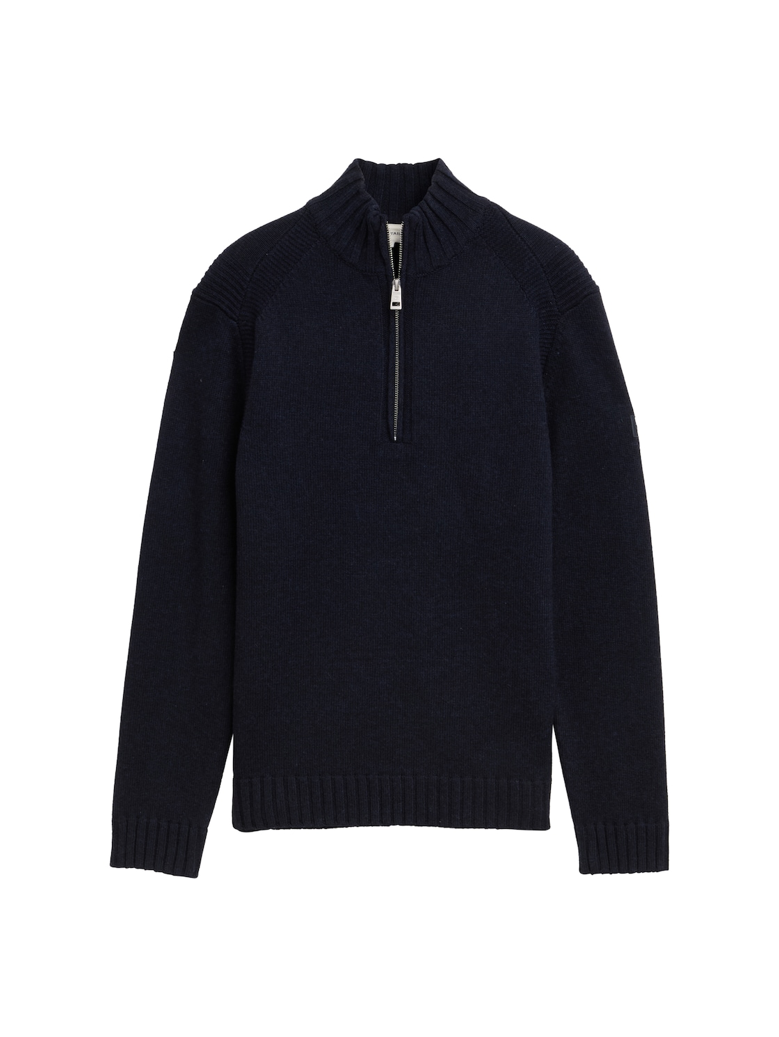 TOM TAILOR Herren Troyer Pullover mit Ripp-Details, blau, Uni, Gr. XXL TOM TAILOR Herren Troyer Pullover mit Ripp-Details, blau, Uni, Gr. XXL von Tom Tailor
