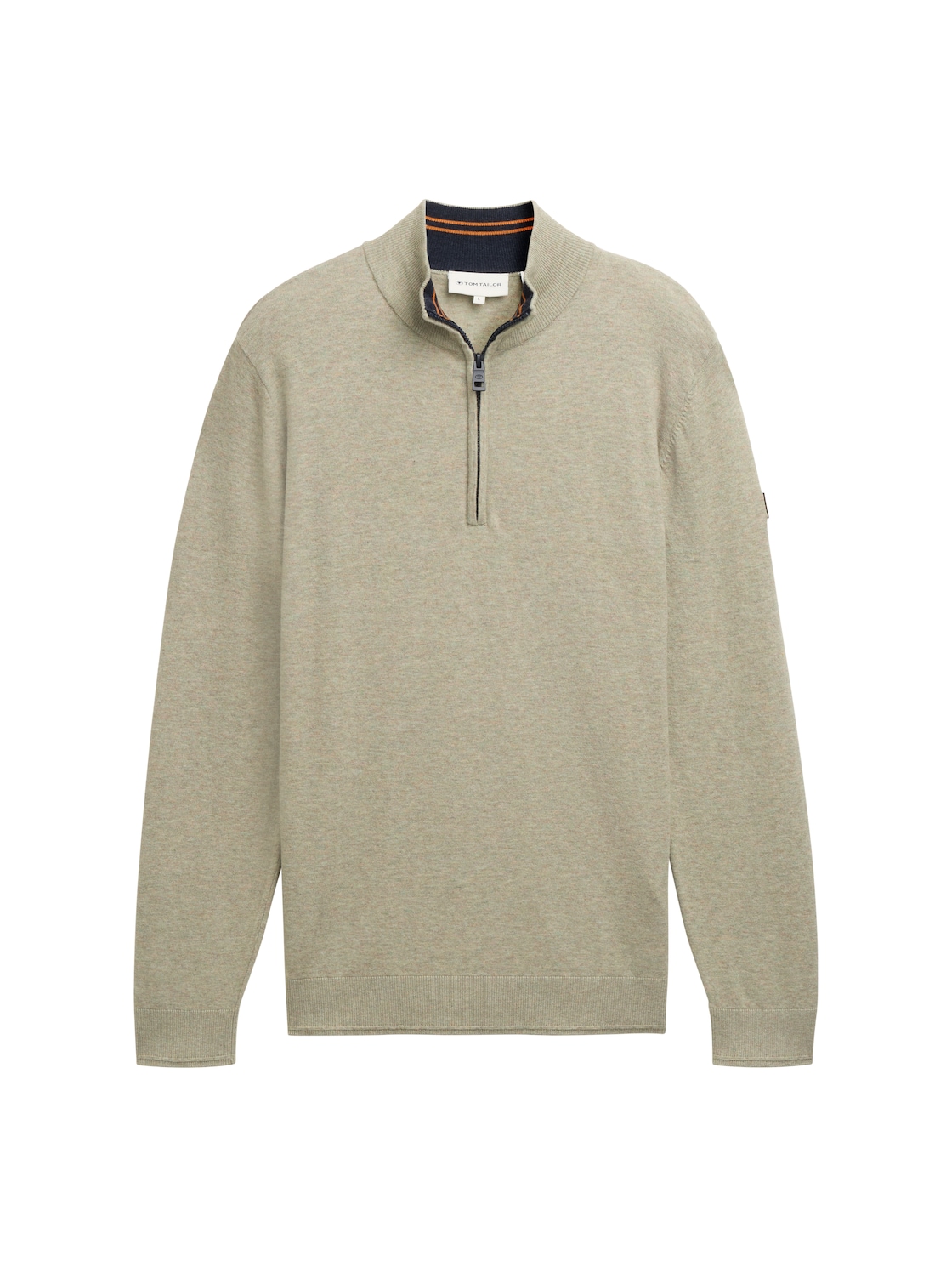 TOM TAILOR Herren Troyer Strickpullover, grün, Meliert, Gr. XXL TOM TAILOR Herren Troyer Strickpullover, grün, Meliert, Gr. XXL von Tom Tailor