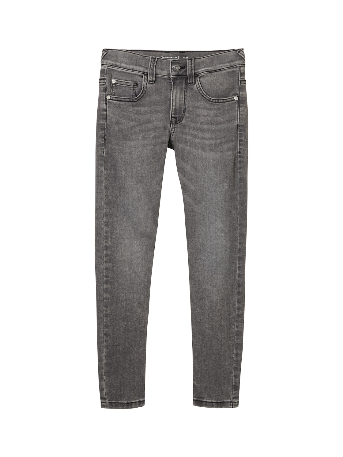 TOM TAILOR Jungen Ryan Jeans mit recycelter Baumwolle, grau, Uni, Gr. 146 TOM TAILOR Jungen Ryan Jeans mit recycelter Baumwolle, grau, Uni, Gr. 146 von Tom Tailor