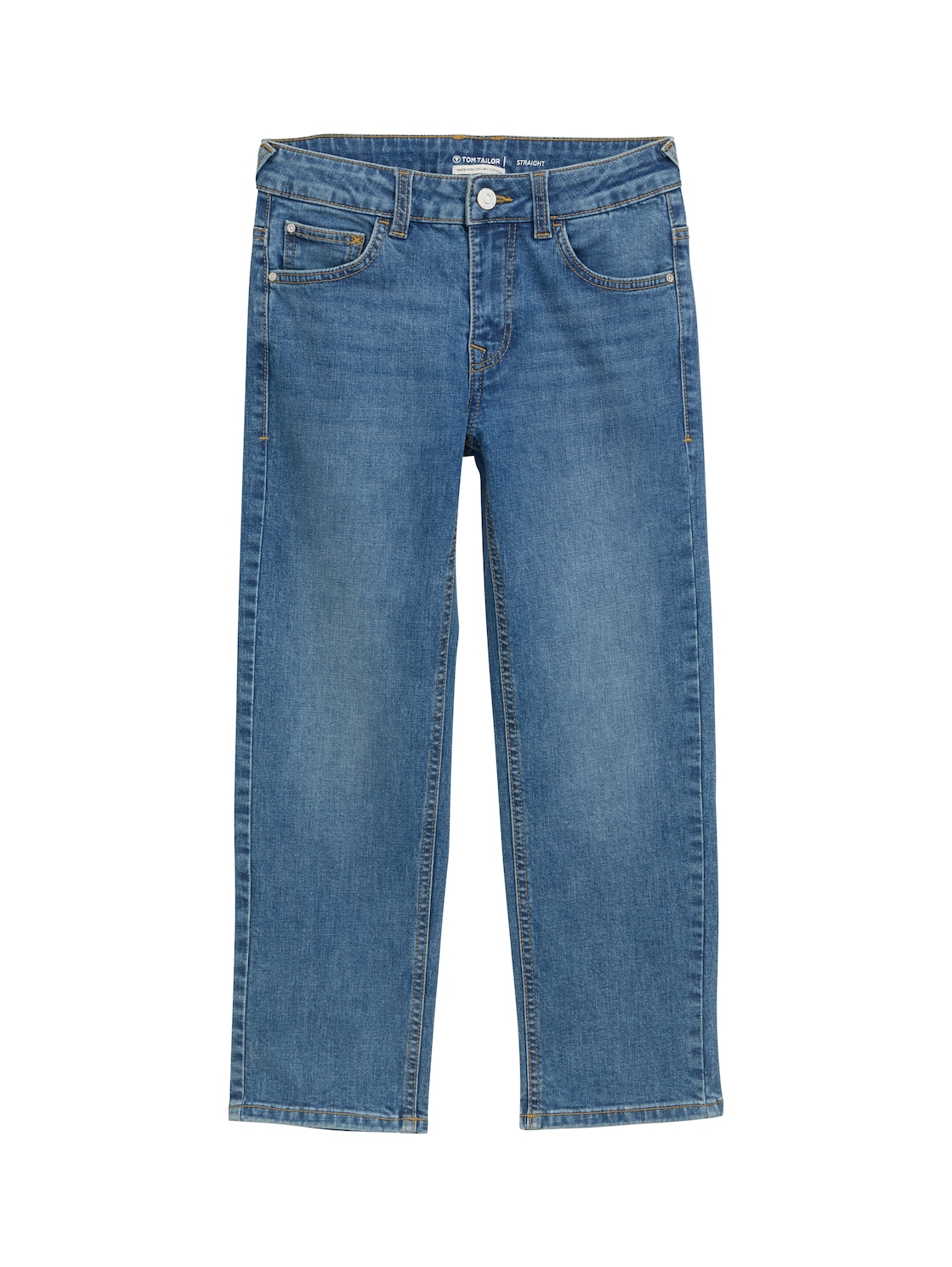 TOM TAILOR Jungen Straight Jeans, blau, Uni, Gr. 170 TOM TAILOR Jungen Straight Jeans, blau, Uni, Gr. 170 von Tom Tailor