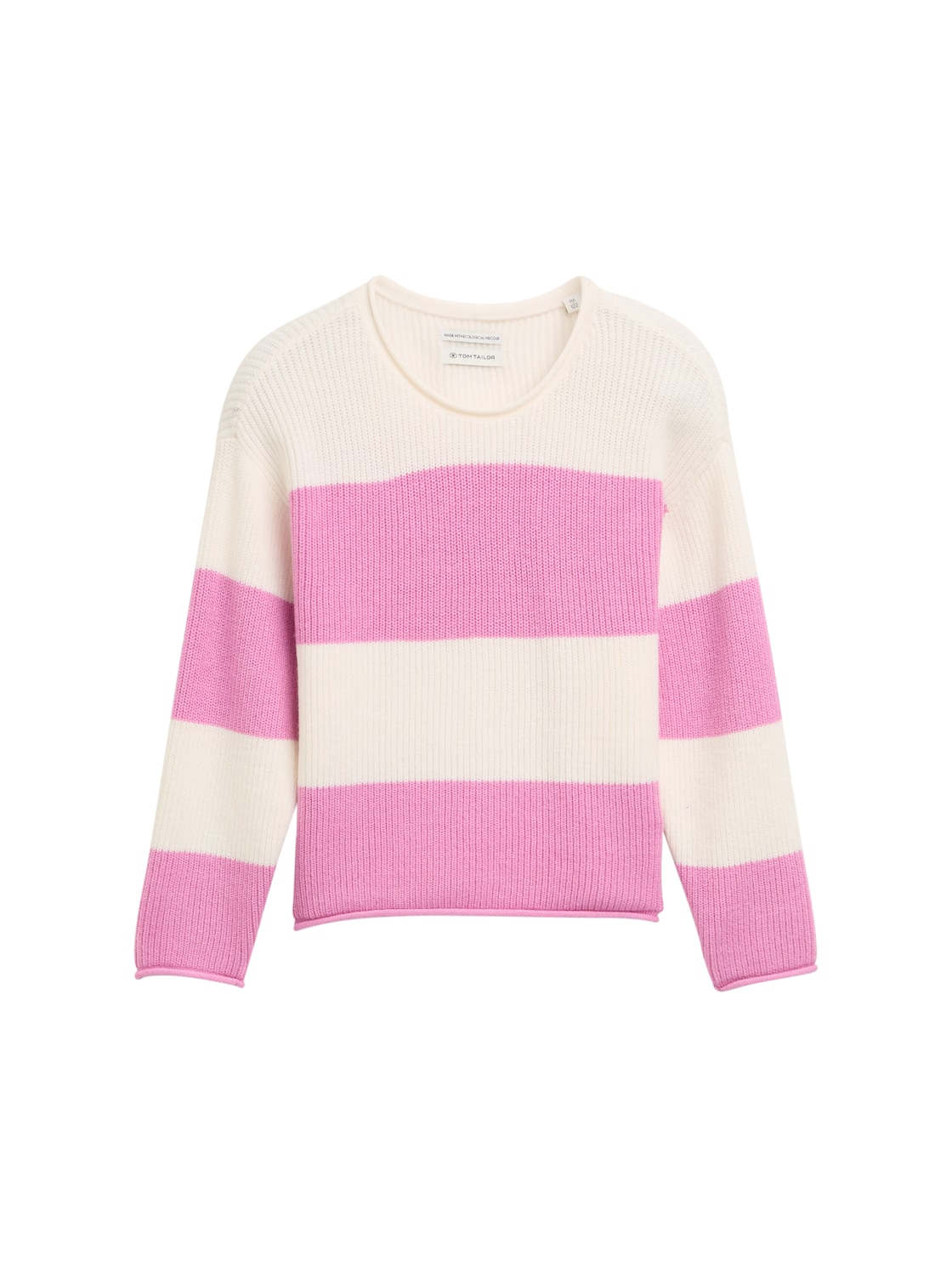 TOM TAILOR Mädchen Cropped Strickpullover, rosa, Uni, Gr. 128/134 TOM TAILOR Mädchen Cropped Strickpullover, rosa, Uni, Gr. 128/134 von Tom Tailor