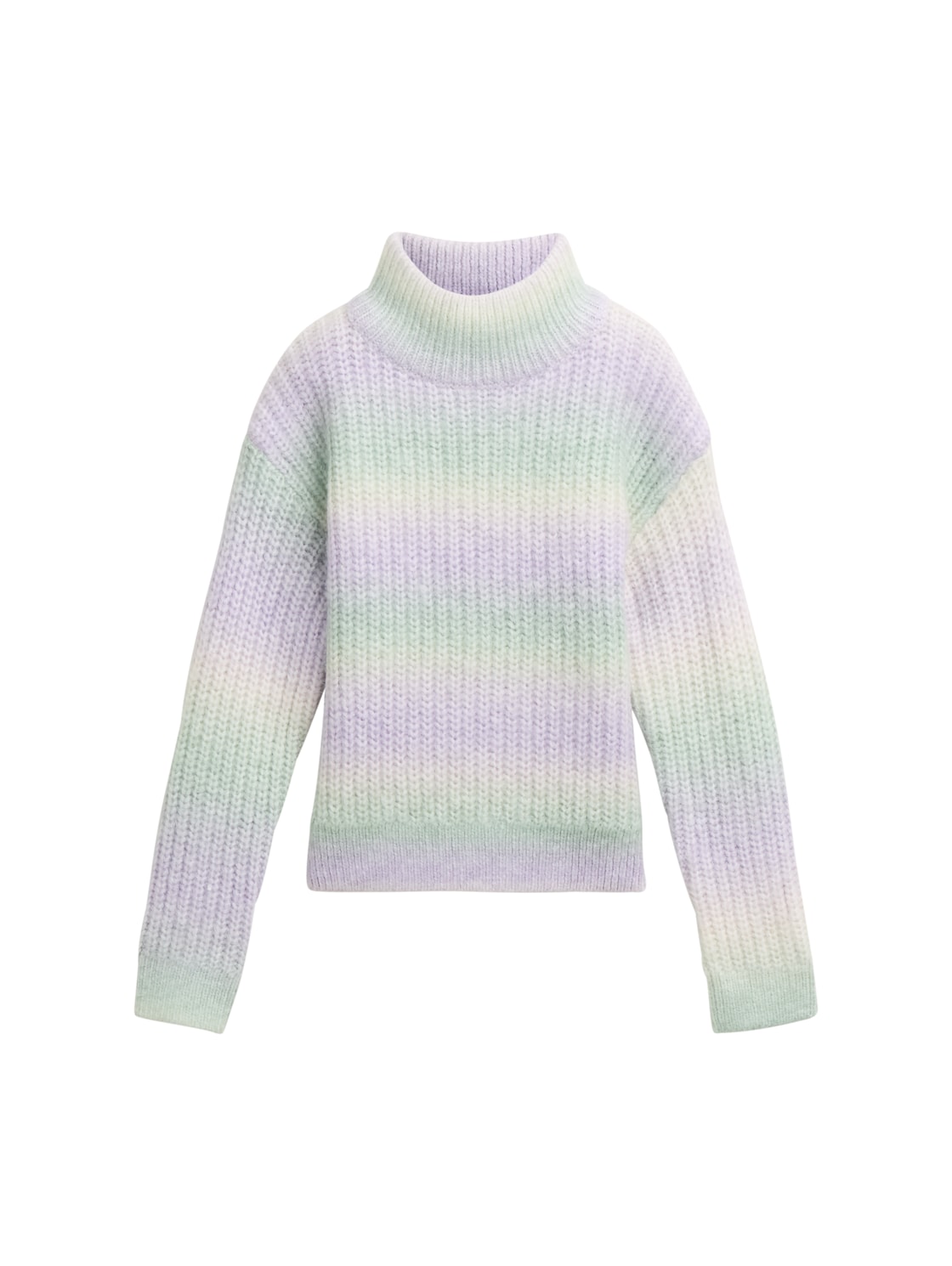 TOM TAILOR Mädchen Cropped Strickpullover mit Farbverlauf, blau, Farbverlauf, Gr. 116/122 TOM TAILOR Mädchen Cropped Strickpullover mit Farbverlauf, blau, Farbverlauf, Gr. 116/122 von Tom Tailor