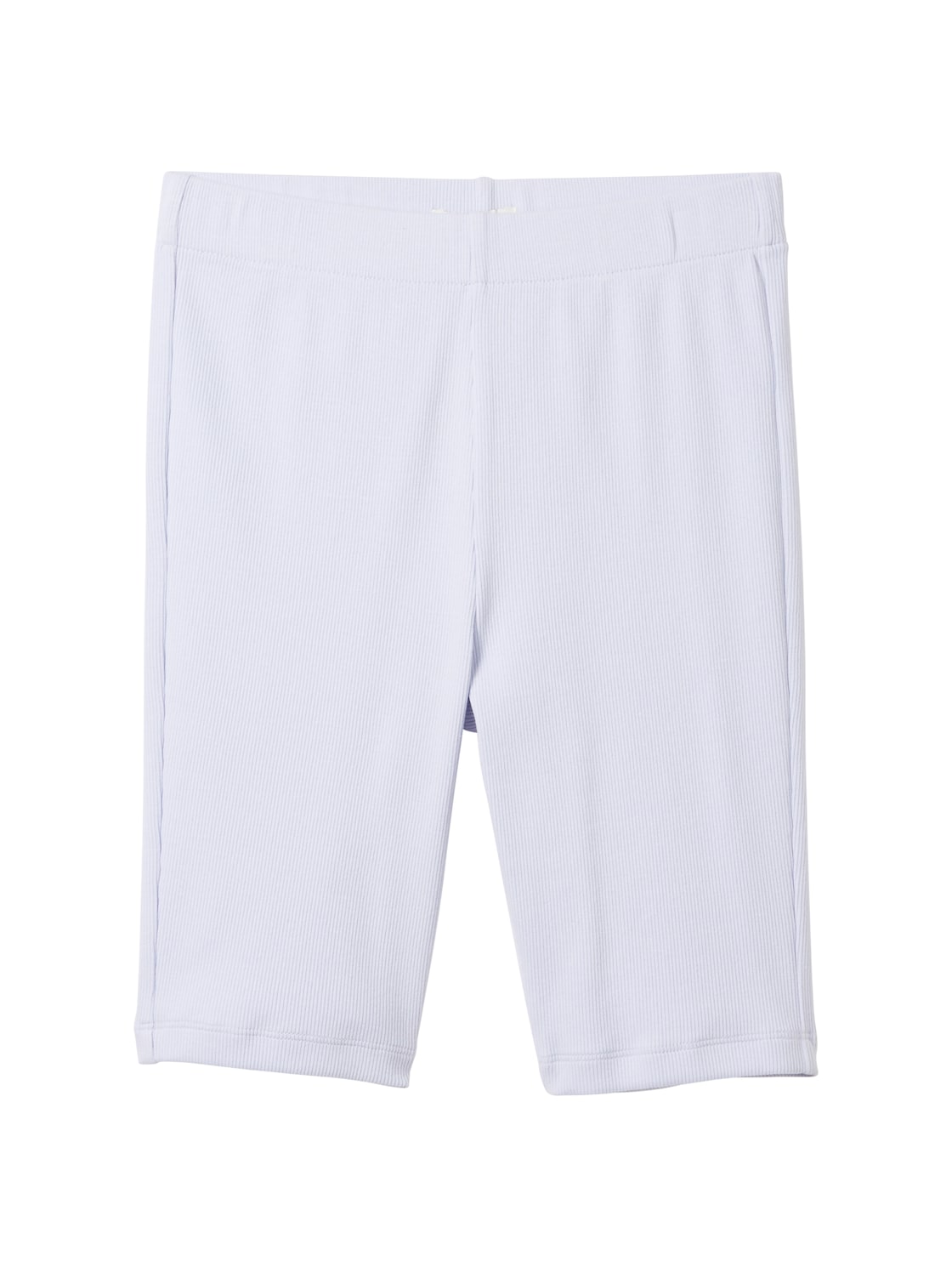 TOM TAILOR Mädchen Radlershorts mit Rippstruktur, lila, Uni, Gr. 128 von Tom Tailor