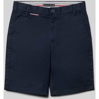 Tommy Hilfiger Teens Bermudas mit französischen Eingrifftaschen in Marine, Größe 164 von Tommy Hilfiger Teens