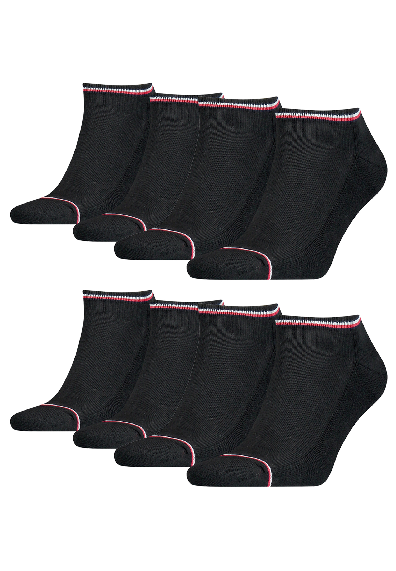 8 Paar TOMMY HILFIGER Herren ICONIC SNEAKER Gr. 39 - 49 Sneaker Socken von Tommy Hilfiger