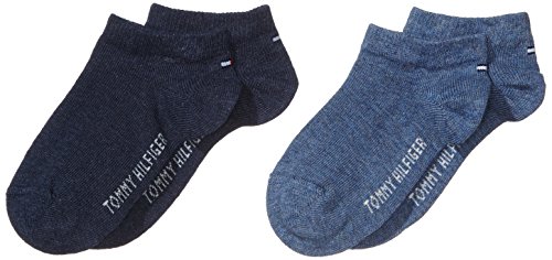 Tommy Hilfiger Kinder Sneaker Socken, Marineblau, 23/26 (2er Pack) von Tommy Hilfiger