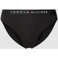 TOMMY HILFIGER Slip mit elastischem Logo-Bund in Black, Größe L von Tommy Hilfiger