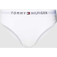 TOMMY HILFIGER Slip mit elastischem Logo-Bund in Weiss, Größe XS von Tommy Hilfiger