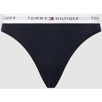 TOMMY HILFIGER String aus Baumwolle in Dunkelblau, Größe L von Tommy Hilfiger