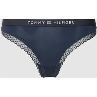 TOMMY HILFIGER String mit Label-Details in Dunkelblau, Größe M von Tommy Hilfiger