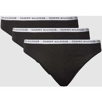 TOMMY HILFIGER String mit Stretch-Anteil im 3er-Pack in Black, Größe XL von Tommy Hilfiger