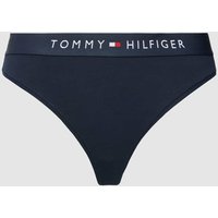 TOMMY HILFIGER String mit elastischem Logo-Bund in Dunkelblau, Größe XL von Tommy Hilfiger