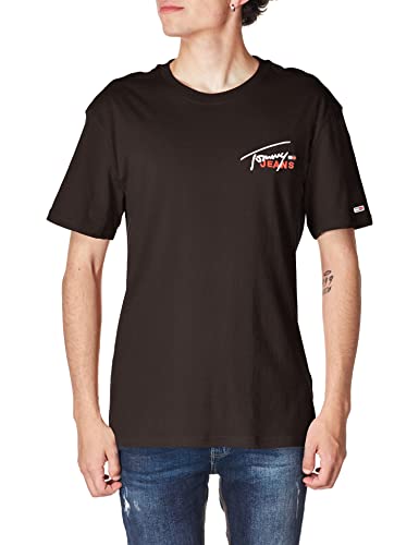 TOMMY JEANS - Men's relaxed T-shirt with signature logo - Size S von Tommy Hilfiger