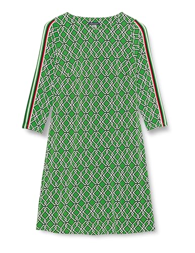 Tommy Hilfiger Damen 3/4 Sleeve Dress Kleid, New Leaf Multi, 40 von Tommy Hilfiger