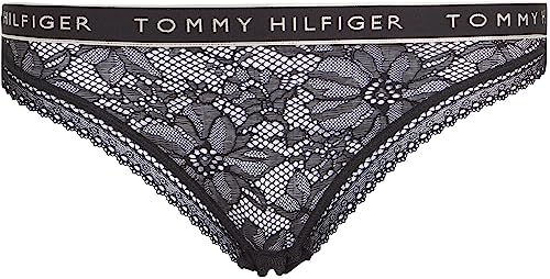 Tommy Hilfiger Damen Bikini (EXT. Sizes) UW0UW04992 Unterhosen, Schwarz (Black), M von Tommy Hilfiger