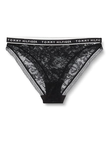 Tommy Hilfiger Damen Bikini (EXT. Sizes) UW0UW04992 Unterhosen, Schwarz (Black Other Version), XL von Tommy Hilfiger