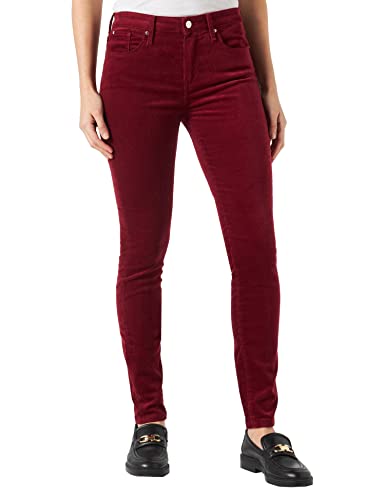 Tommy Hilfiger Damen Como Skinny RW Cord CLR WW0WW36340 Jeanshosen, Rot (Rouge), 27W / 30L von Tommy Hilfiger