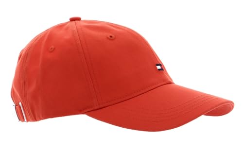 Tommy Hilfiger Damen Cap Essential Flag Basecap, Orange (EarthOrange), Einheitsgröße von Tommy Hilfiger