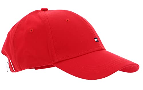 Tommy Hilfiger Damen Cap Essential Flag Basecap, Rot (Fireworks Red), Einheitsgröße von Tommy Hilfiger