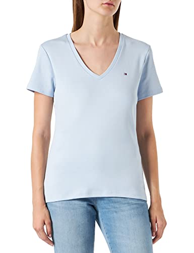 Tommy Hilfiger Damen Andere Strickoberteile, Breezy Blue, S von Tommy Hilfiger