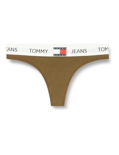 Tommy Hilfiger Damen Thong (EXT Sizes) UW0UW04956 Stringtangas, Grün (Drab Olive Green), S von Tommy Hilfiger