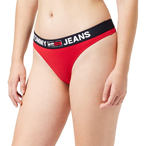 Tommy Hilfiger Damen String Tanga, Rot (Primary Red), L von Tommy Hilfiger