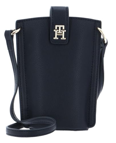 Tommy Hilfiger Damen Handytasche Tommy Life Phone Pouch zum Umhängen, Blau (Space Blue), Einheitsgröße von Tommy Hilfiger