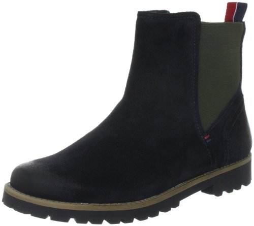 Tommy Hilfiger Eddie 9A FU56814621, Unisex - Kinder Stiefel, Blau (Midnight/Duffle Bag 403), EU 38 von Tommy Hilfiger