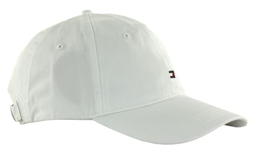 Tommy Hilfiger Essential Flag Soft Cap TH Optic White von Tommy Hilfiger