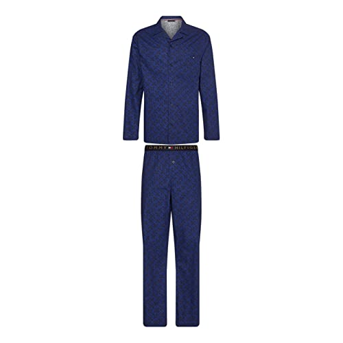 Tommy Hilfiger LS PANT WOVEN SET, PURPLE, lila(kg), Gr. M von Tommy Hilfiger