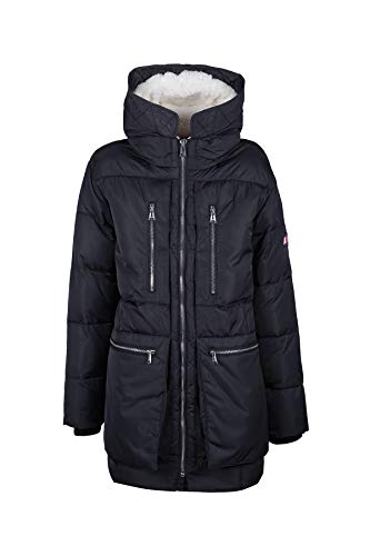 Tommy Hilfiger Heavyweight Quilted Sherpa Hooded Parka für Herren, Schwarz, XL von Tommy Hilfiger