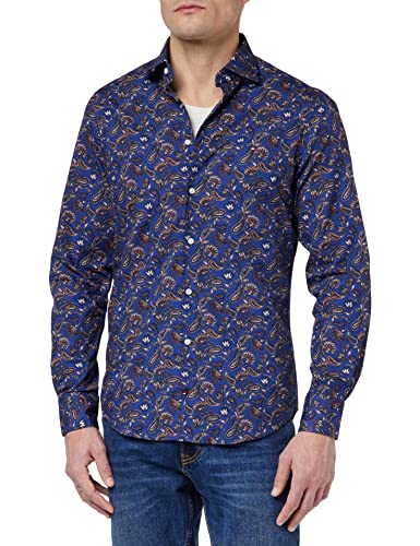 Tommy Hilfiger Herren Cl Paisley Print Rf Shirt MW0MW28498 Hemden, Blau (Navy Allover), 38 von Tommy Hilfiger