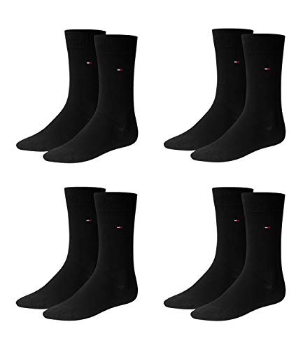 Tommy Hilfiger Herren Classic Business Socken 371111 4Paar, Farbe:Schwarz;Sockengröße:43-46;Artikel:Socken schwarz 371111-200 von Tommy Hilfiger