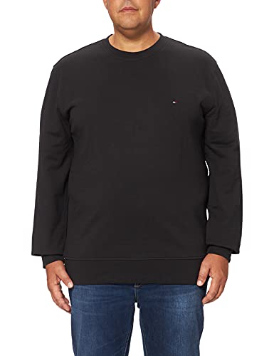 Tommy Hilfiger Herren Core Cotton Sweatshirt Pullover, Black, M von Tommy Hilfiger