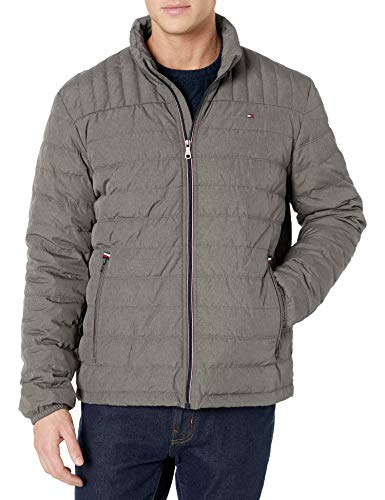 Tommy Hilfiger Herren Daunenjacke, isoliert, verstaubar Daunenmantel, Cement, L Tommy Hilfiger Herren Daunenjacke, isoliert, verstaubar Daunenmantel, Cement, L von Tommy Hilfiger