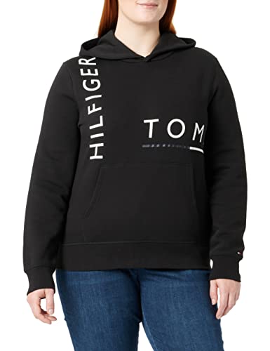 Tommy Hilfiger Herren Graphic Off Placement Hoody MW0MW28760 Hoodies, Schwarz (Black), M von Tommy Hilfiger