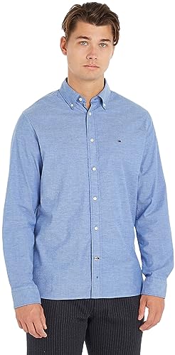 Tommy Hilfiger Herren Hemd Oxford Rf Shirt Langarm, Blau (Ultra Blue), XS von Tommy Hilfiger